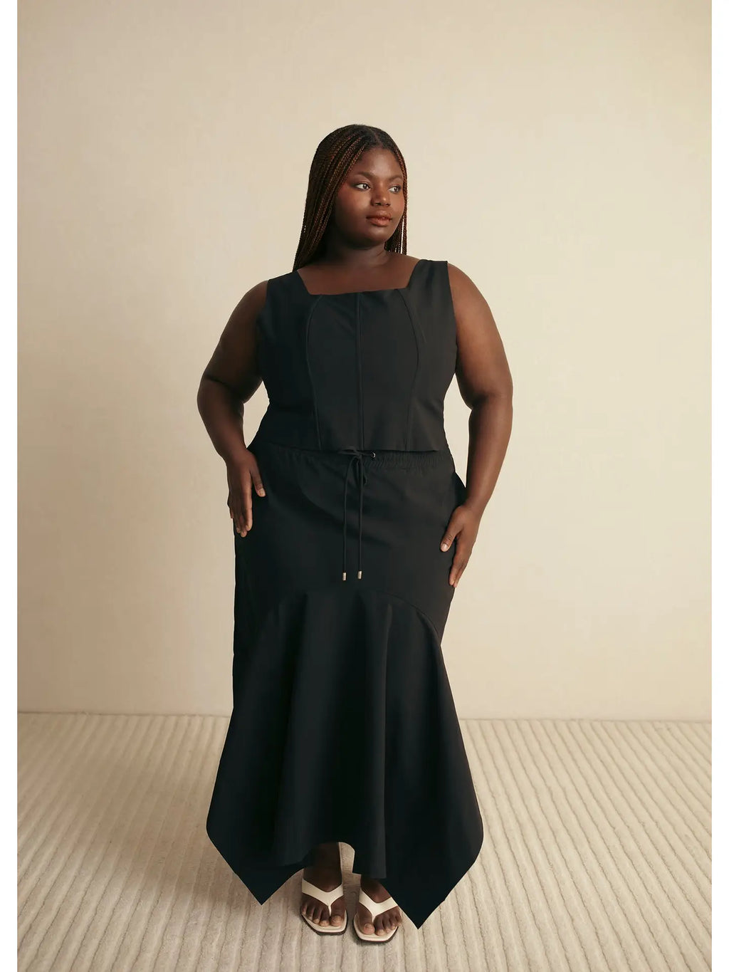 Handkerchief Hem Skirt