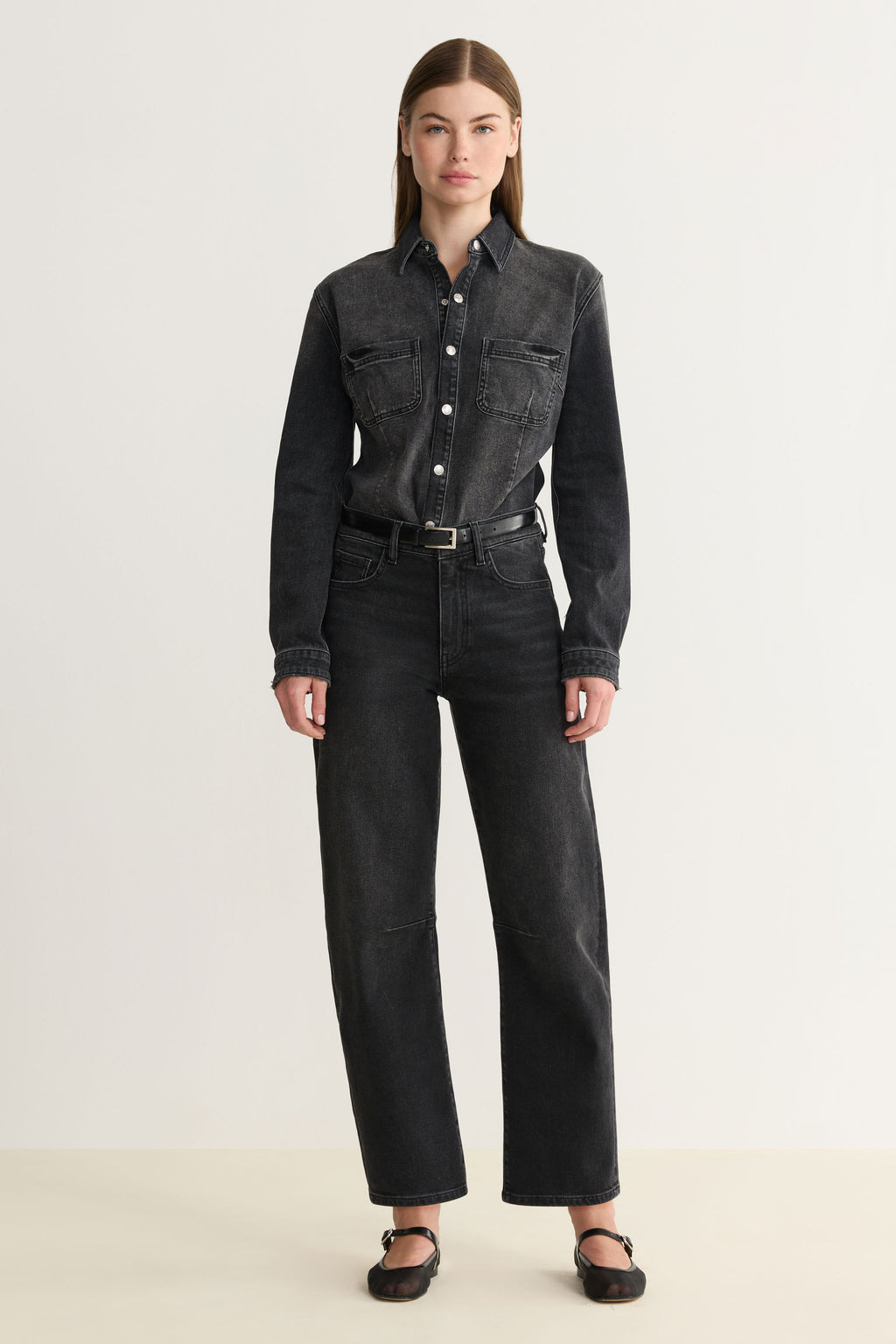 Soft Curve Barrel Jeans