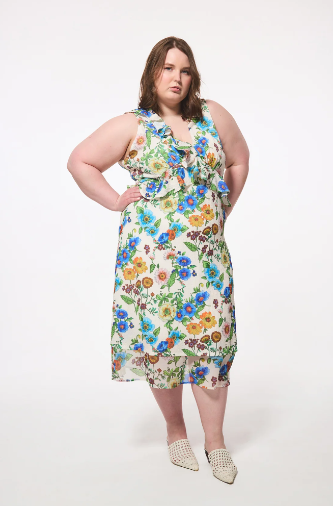 Antique Floral Dress