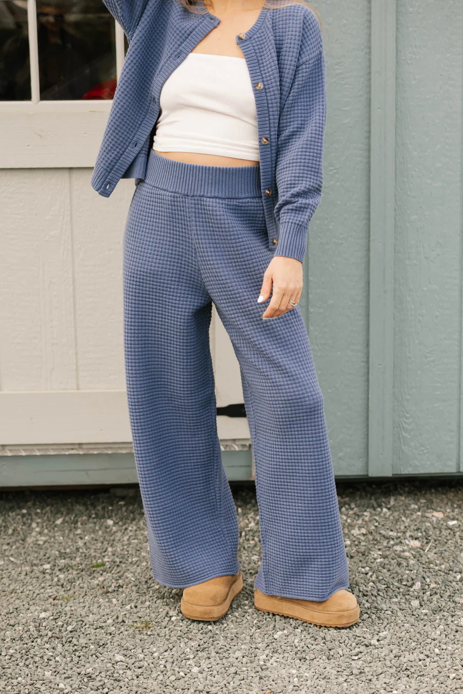 MEGAN WAFFLE PANT